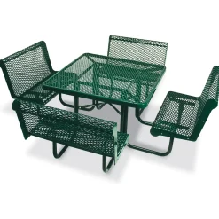 Square Perforated Outdoor Table - 46"