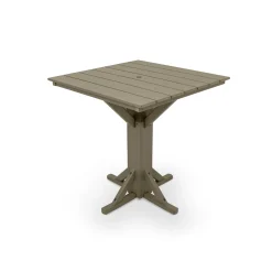 Square Unframed Bar-Height Table - 40"D