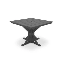 Square Unframed Dining-Height Table - 44"D