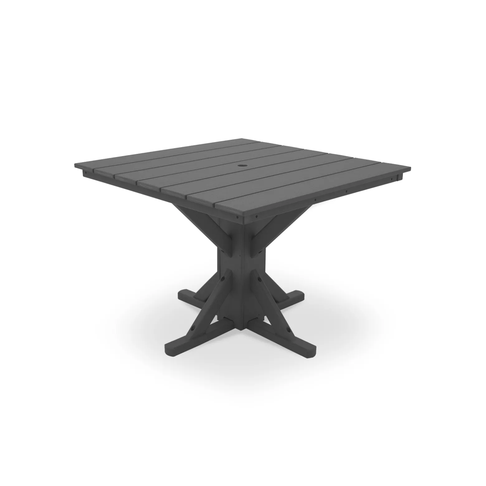 Square Unframed Dining-Height Table - 44"D