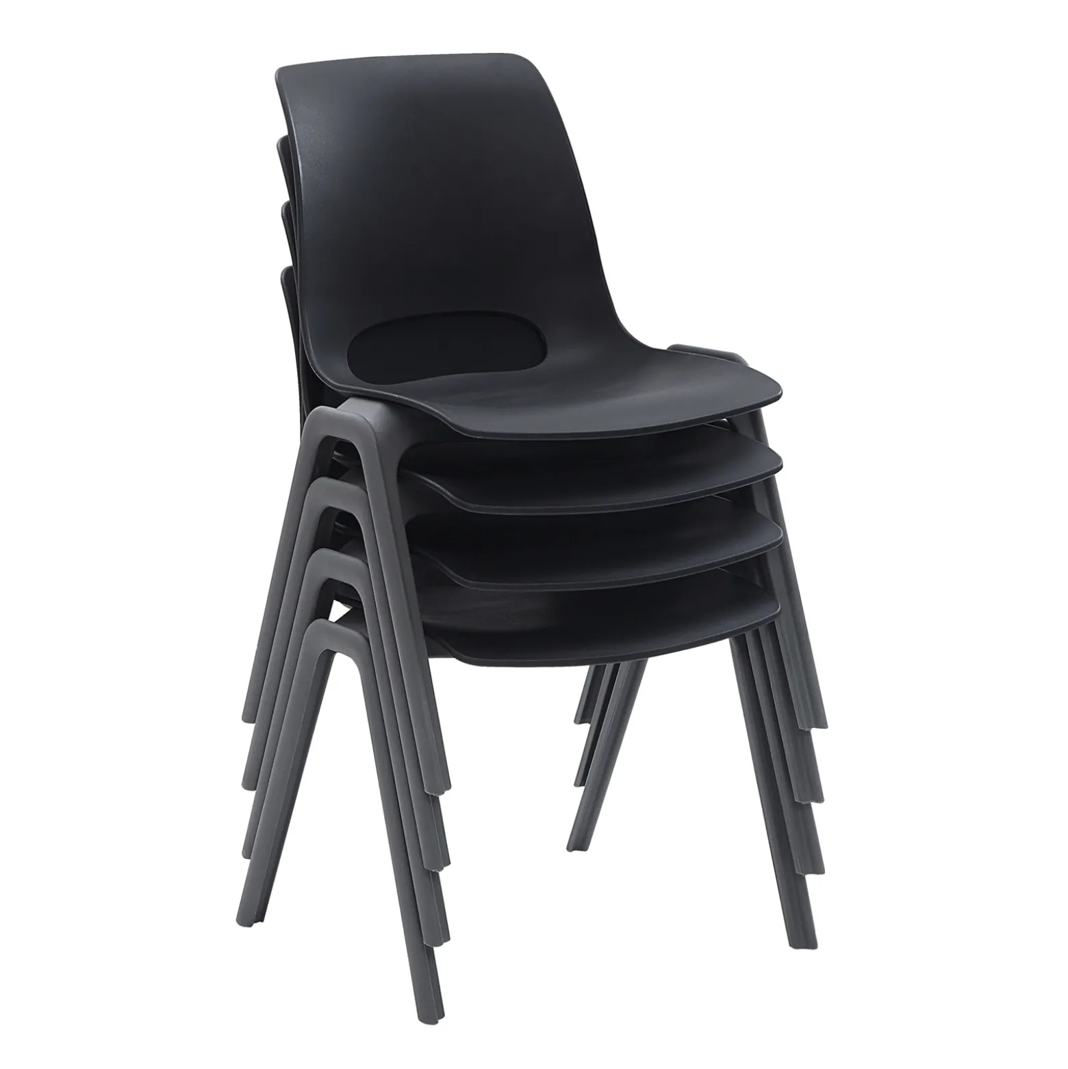 Stackorz Armless Plastic Stacking Chair