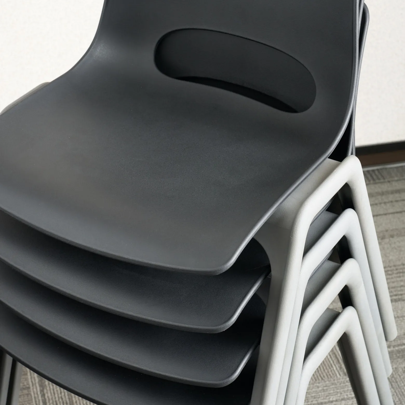 Stackorz Armless Plastic Stacking Chair
