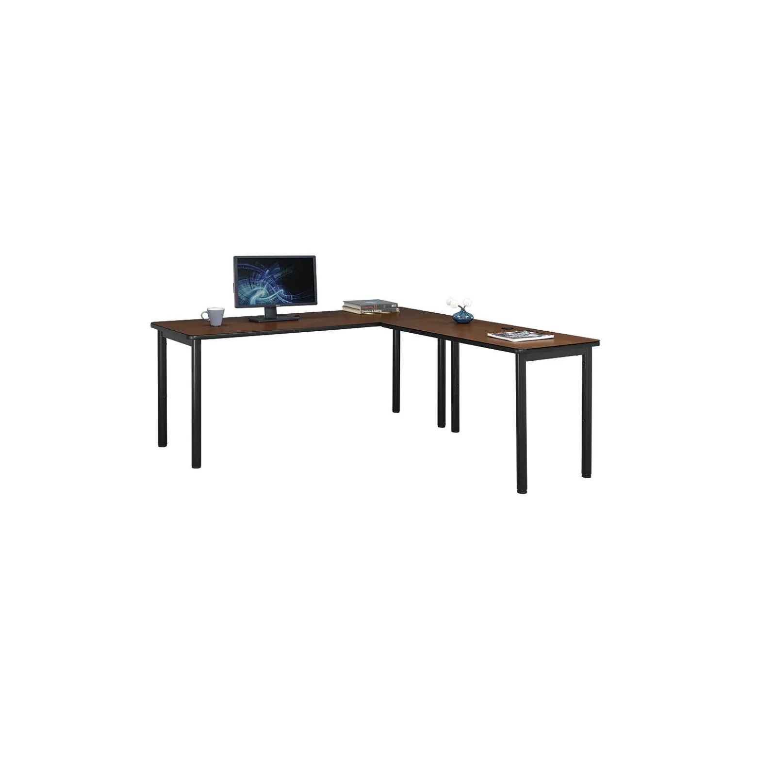 Stahl L-Shaped Desk- 72"W x 72"D