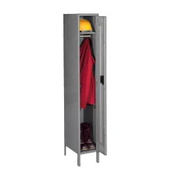 Standard Lockers Single Tier Locker 1 Wide With Legs - 12"W x 78"H