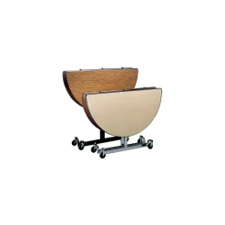 Standing Height Round Mobile Folding Table - 42"H x 48"DIA