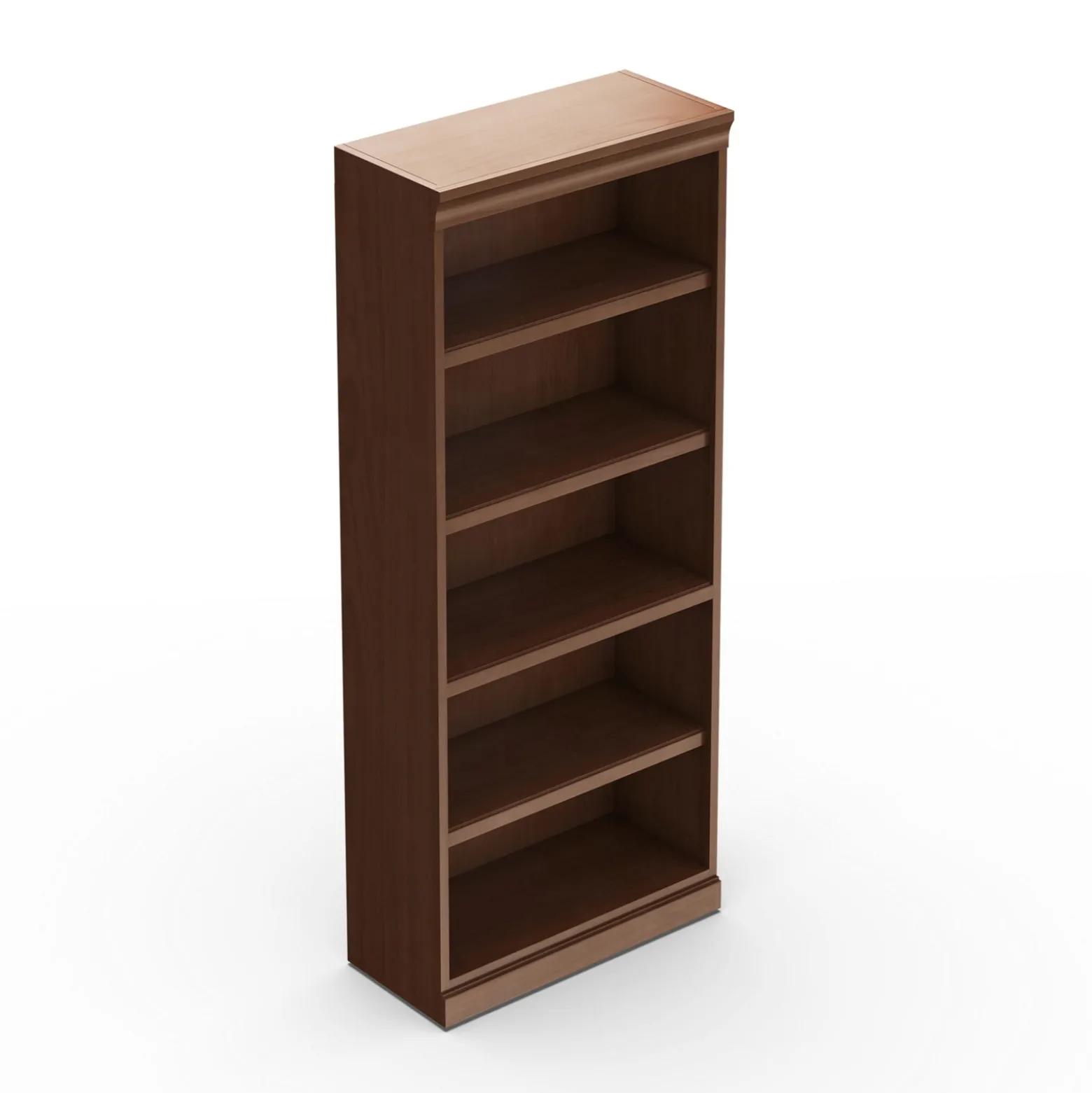 Statesman 5 Shelf Bookcase - 30"W x 12"D x 72"H