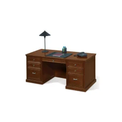 Statesman Compact Executive Desk - 61"W x 23"D