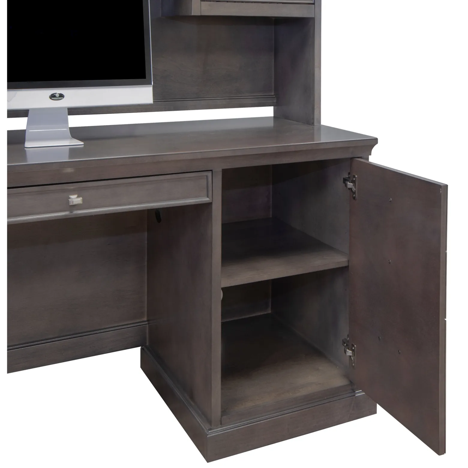 Statesman Credenza Desk with Keyboard Tray 68"W x 24"D