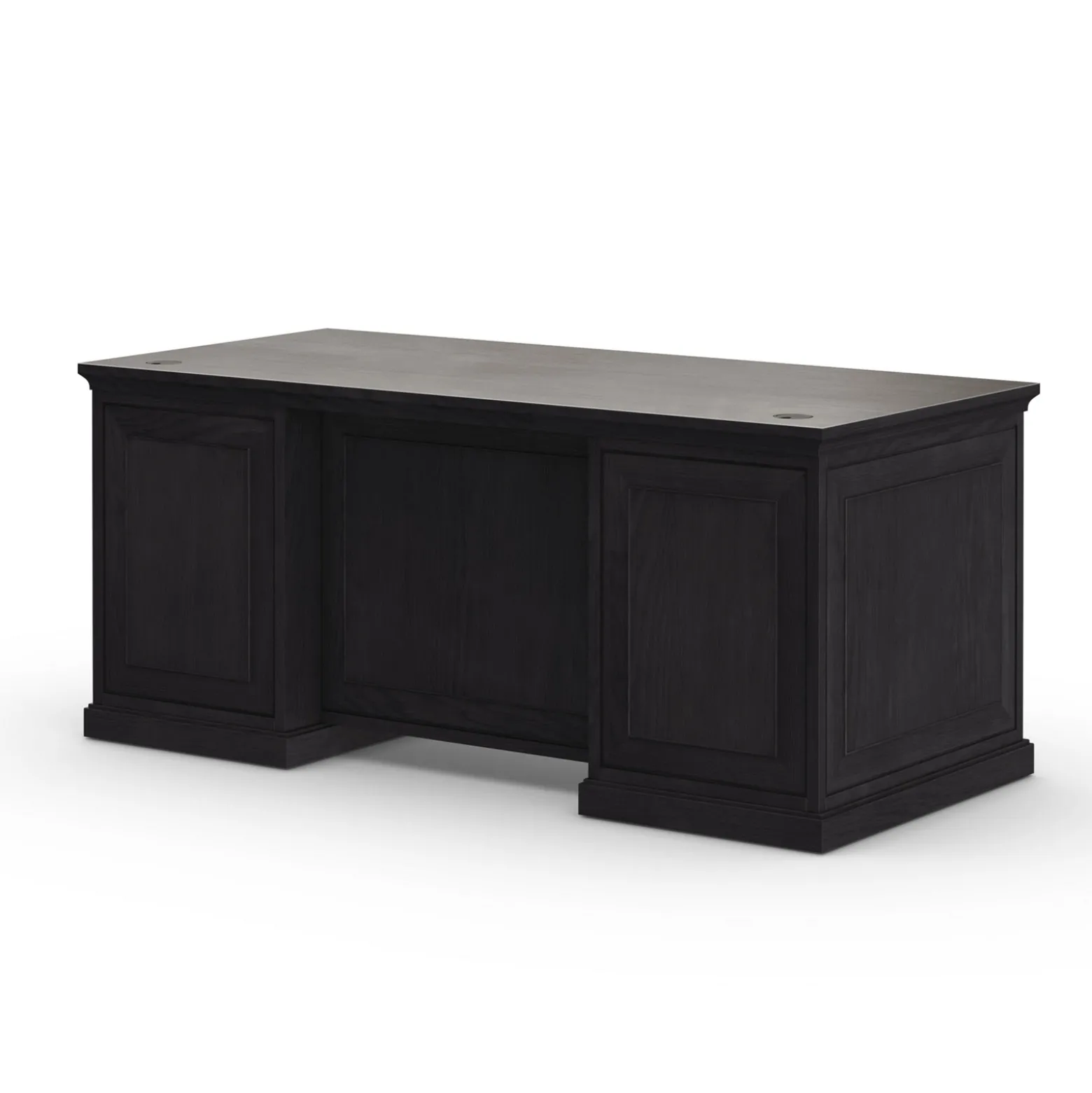 Statesman Double Pedestal Executive Desk - 68"W x 32"D