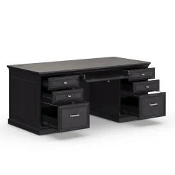 Statesman Double Pedestal Executive Desk - 68