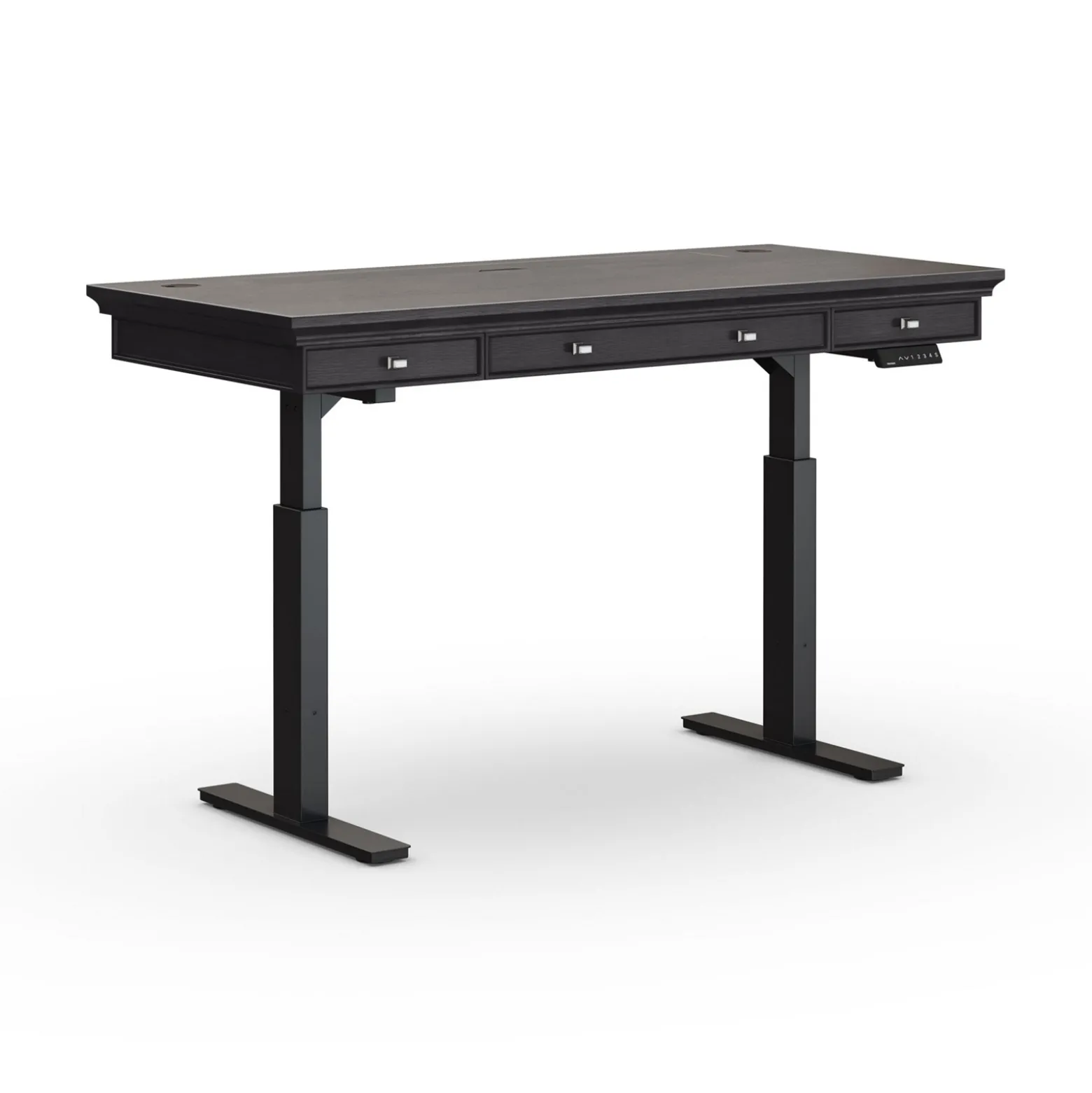 Statesman Height Adjustable Desk - 60"W x 28"D