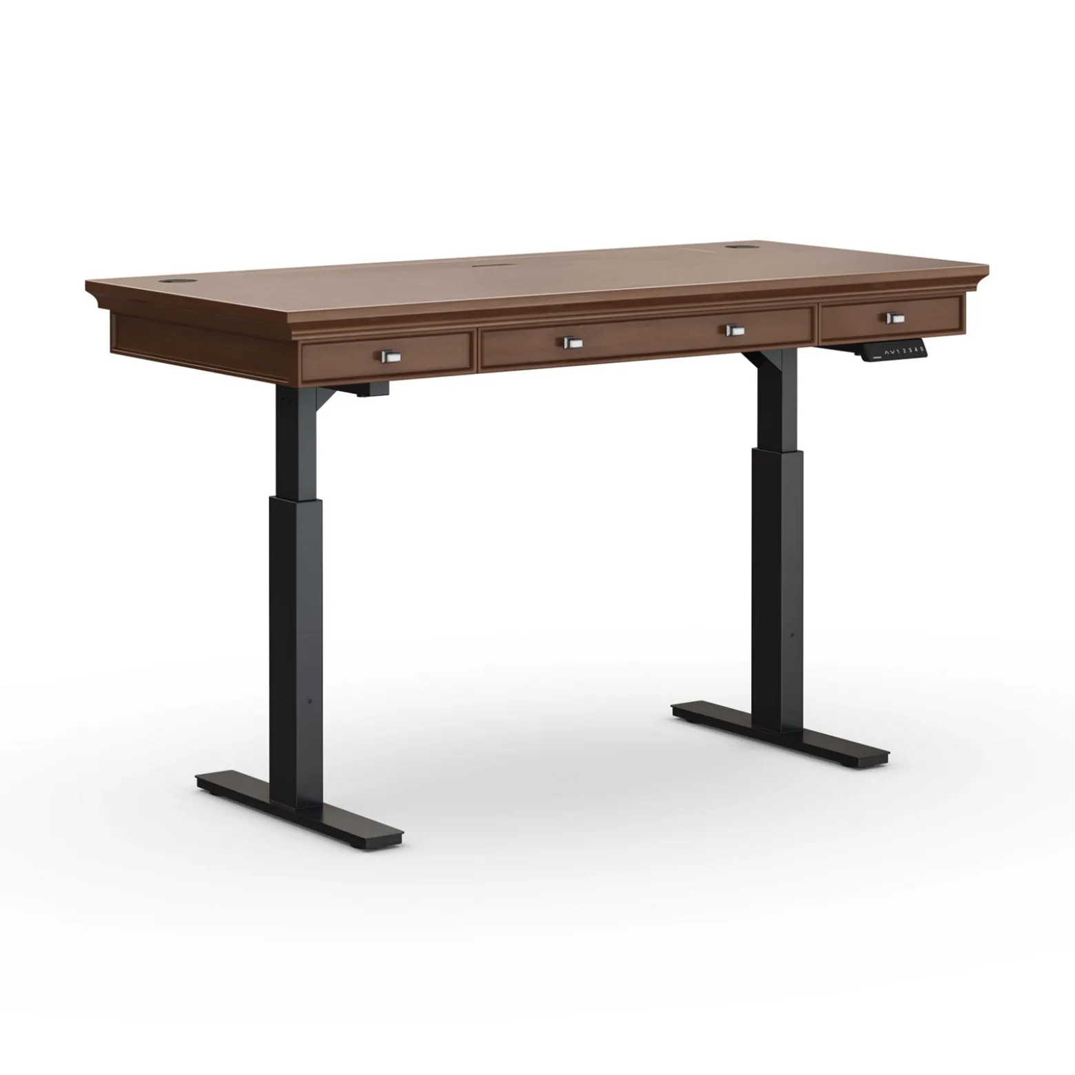 Statesman Height Adjustable Desk - 60"W x 28"D
