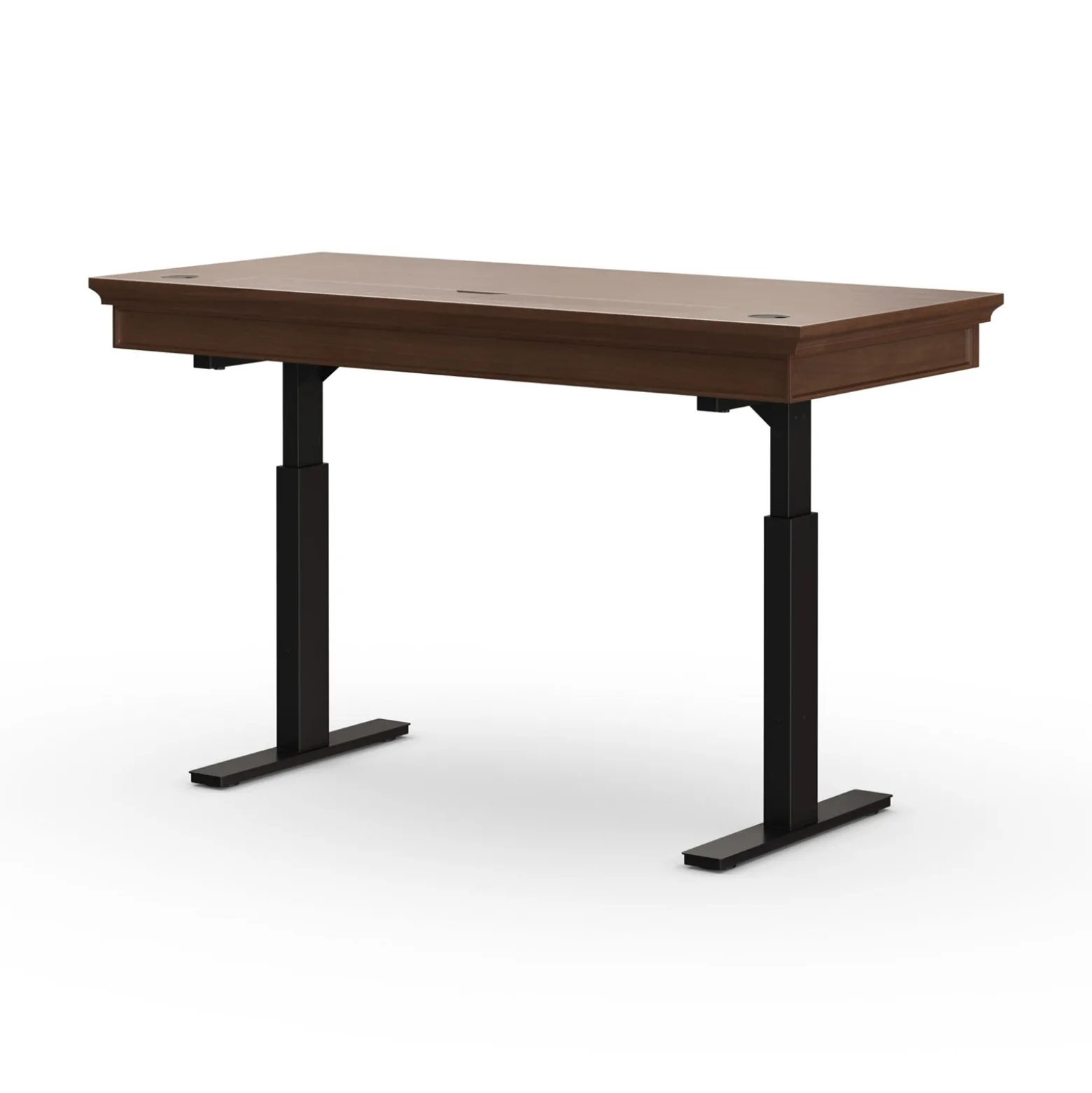 Statesman Height Adjustable Desk - 60"W x 28"D