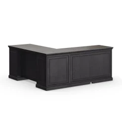Statesman Height Adjustable L-Shaped Standing Desk with Left Return - 65