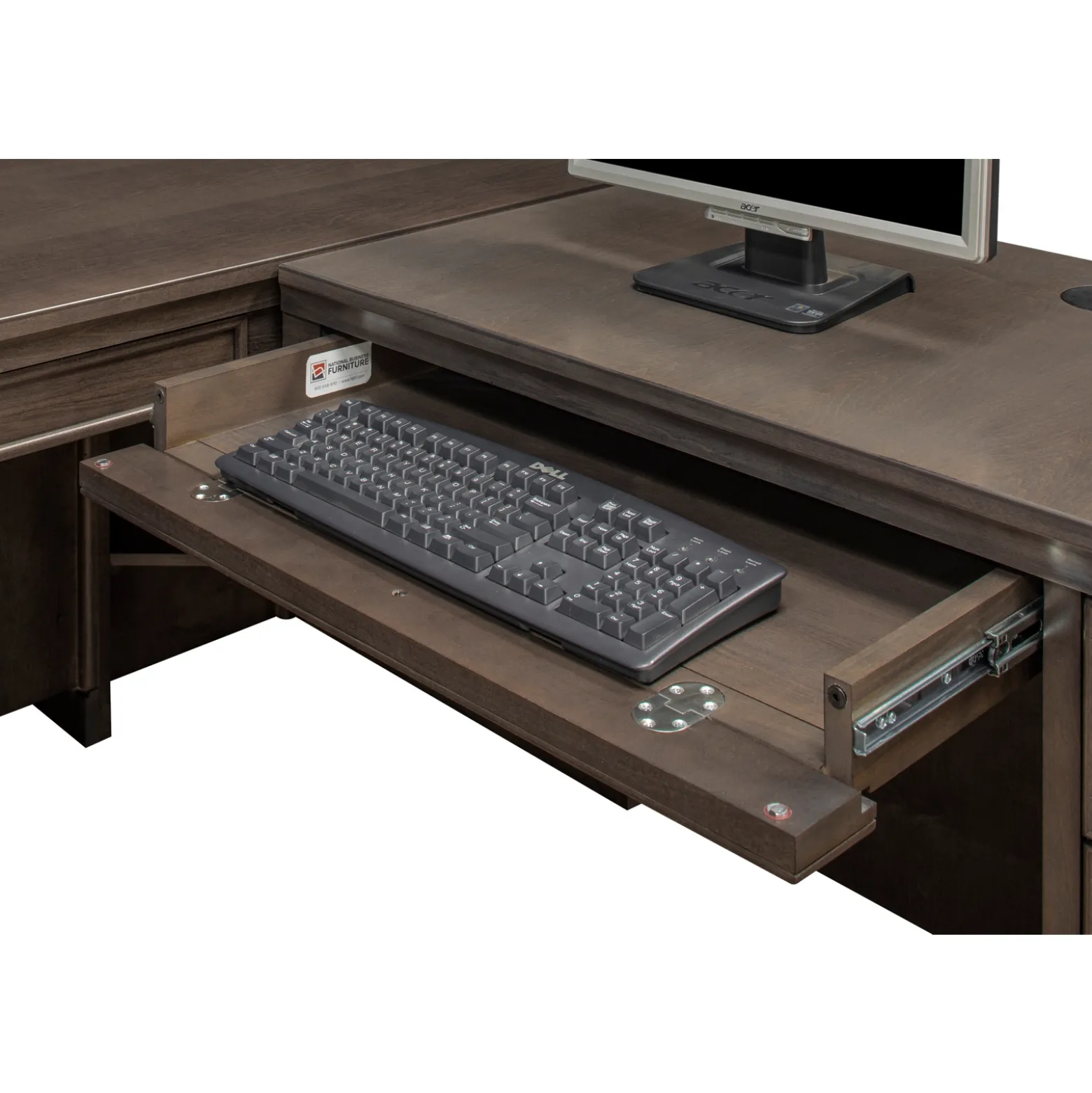 Statesman L-Shaped Executive Desk with Left Return and Lateral File Set