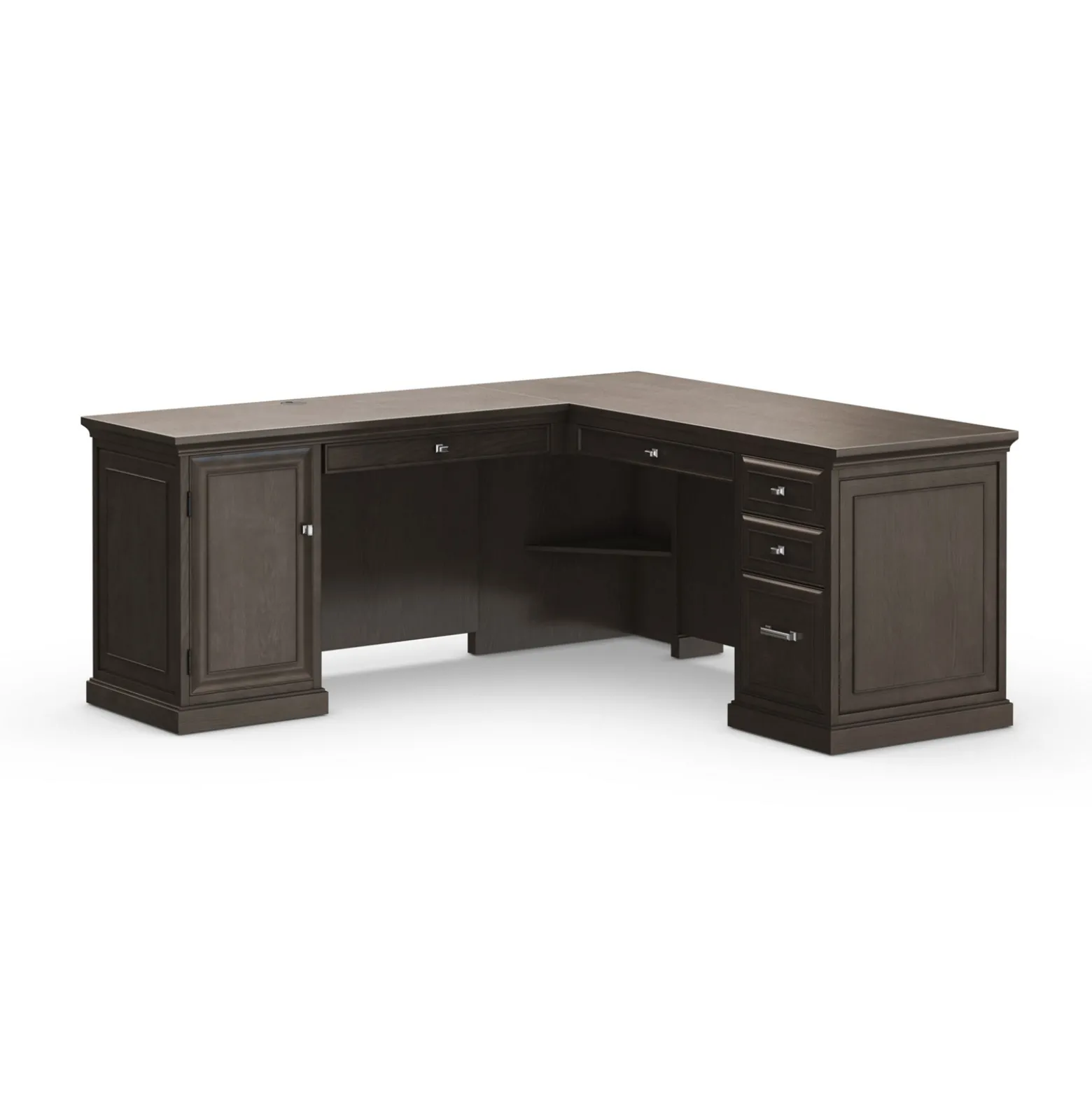 Statesman L-Shaped Executive Desk with Left Return - 65"W x 72"D