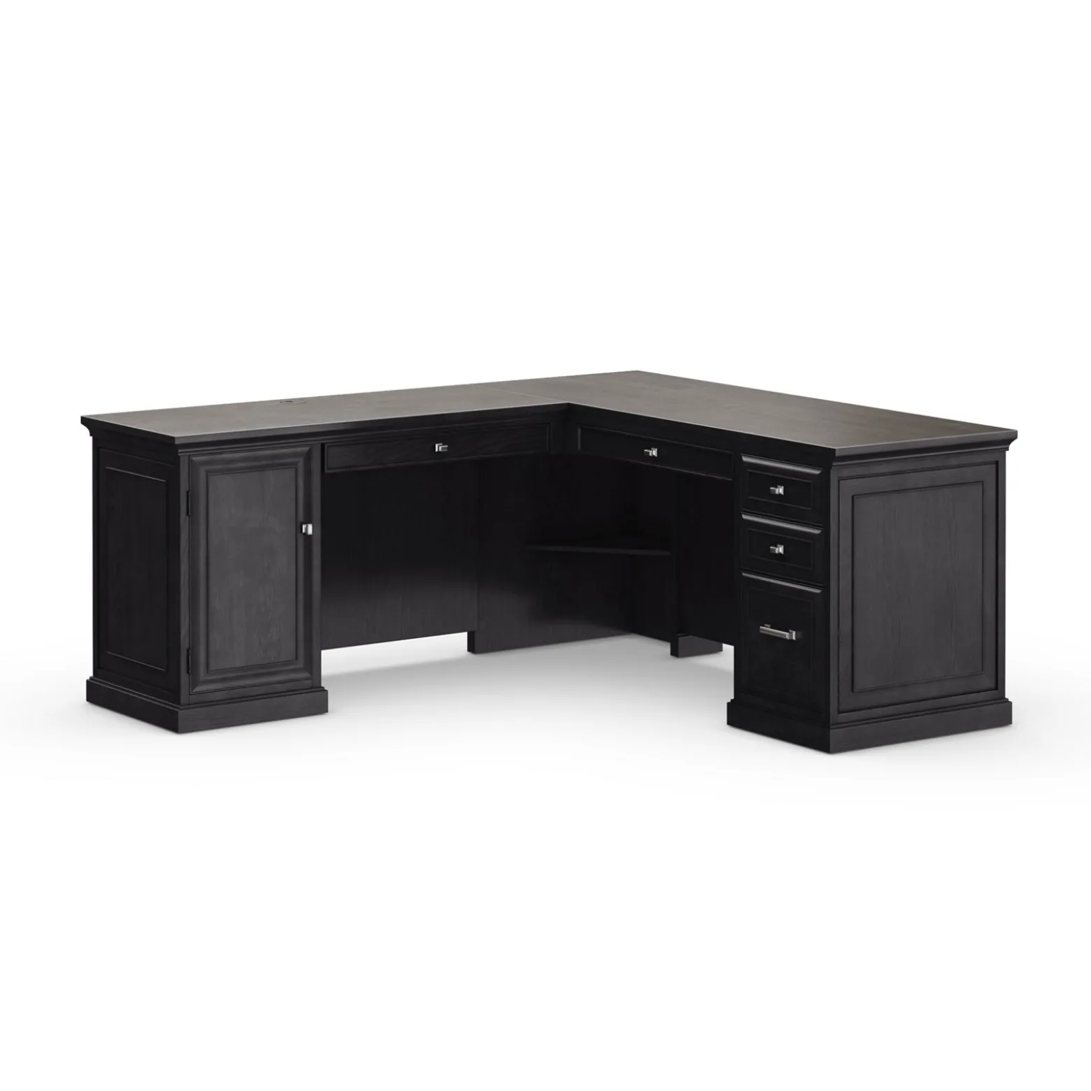 Statesman L-Shaped Executive Desk with Left Return - 65"W x 72"D