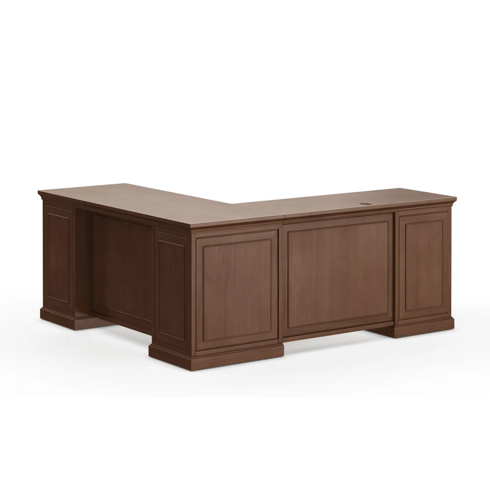 Statesman L-Shaped Executive Desk with Left Return - 65"W x 72"D