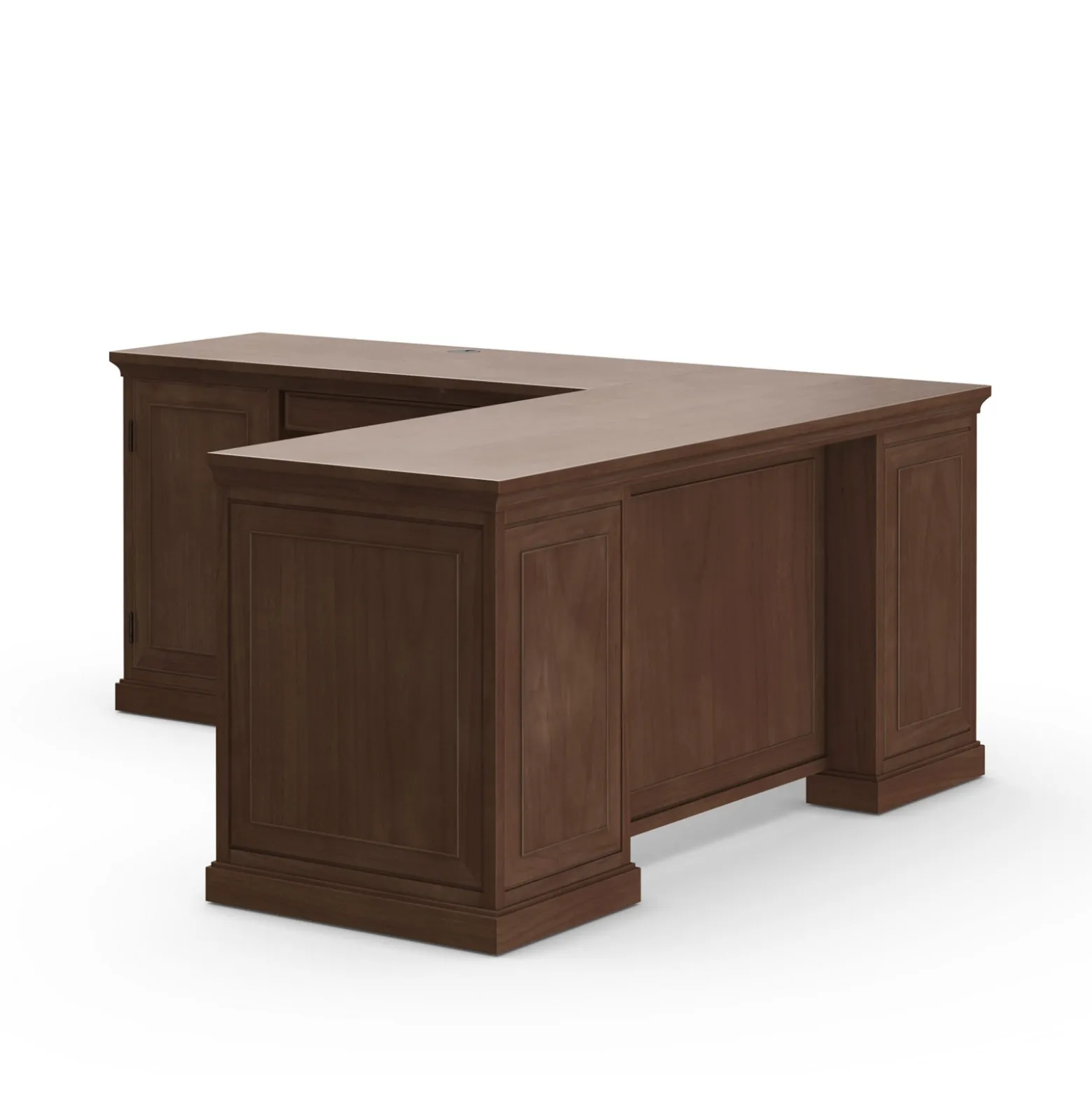 Statesman L-Shaped Executive Desk with Left Return - 65"W x 72"D