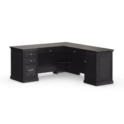 Statesman L-Shaped Executive Desk with Right Return - 65"W x 72"D