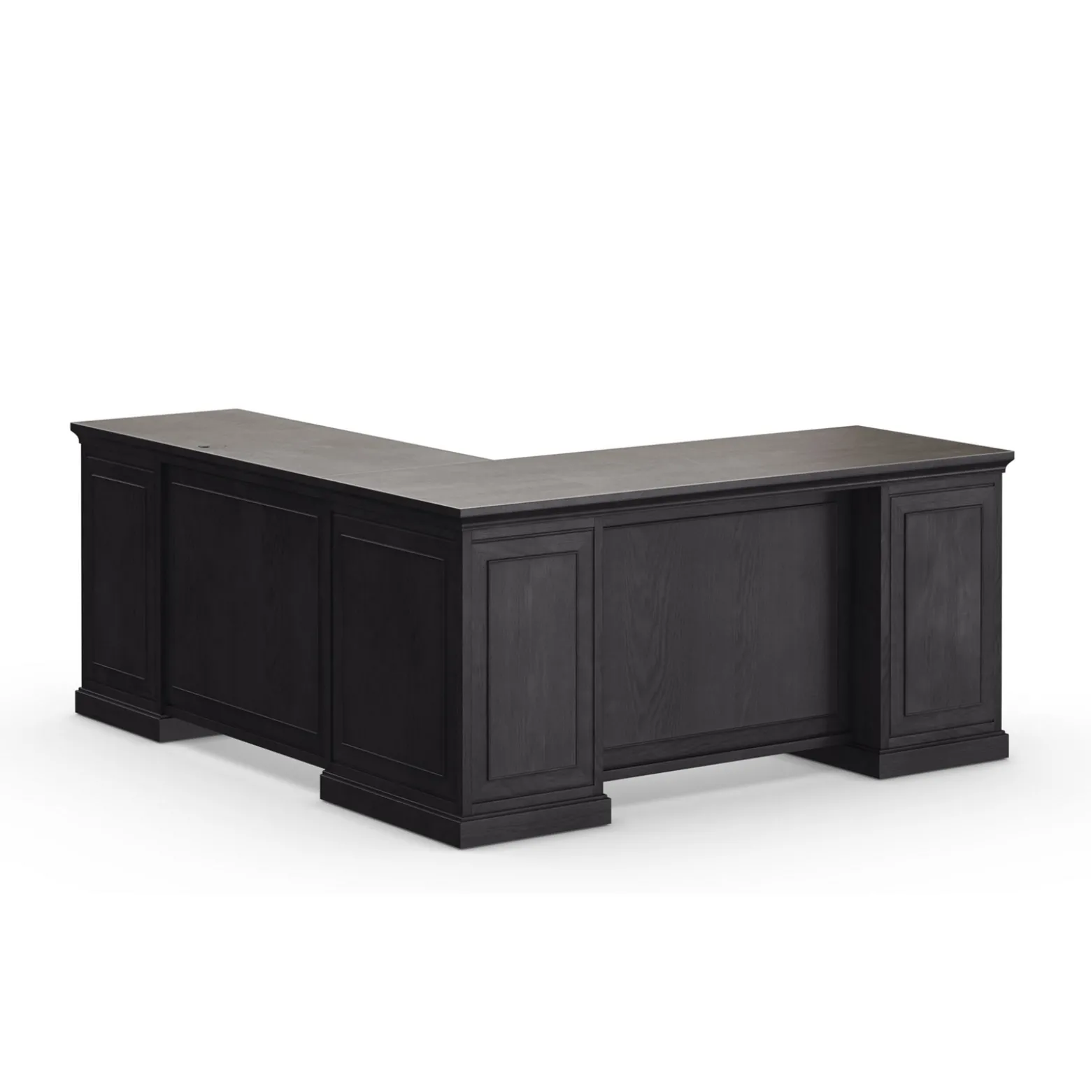 Statesman L-Shaped Executive Desk with Right Return - 65"W x 72"D