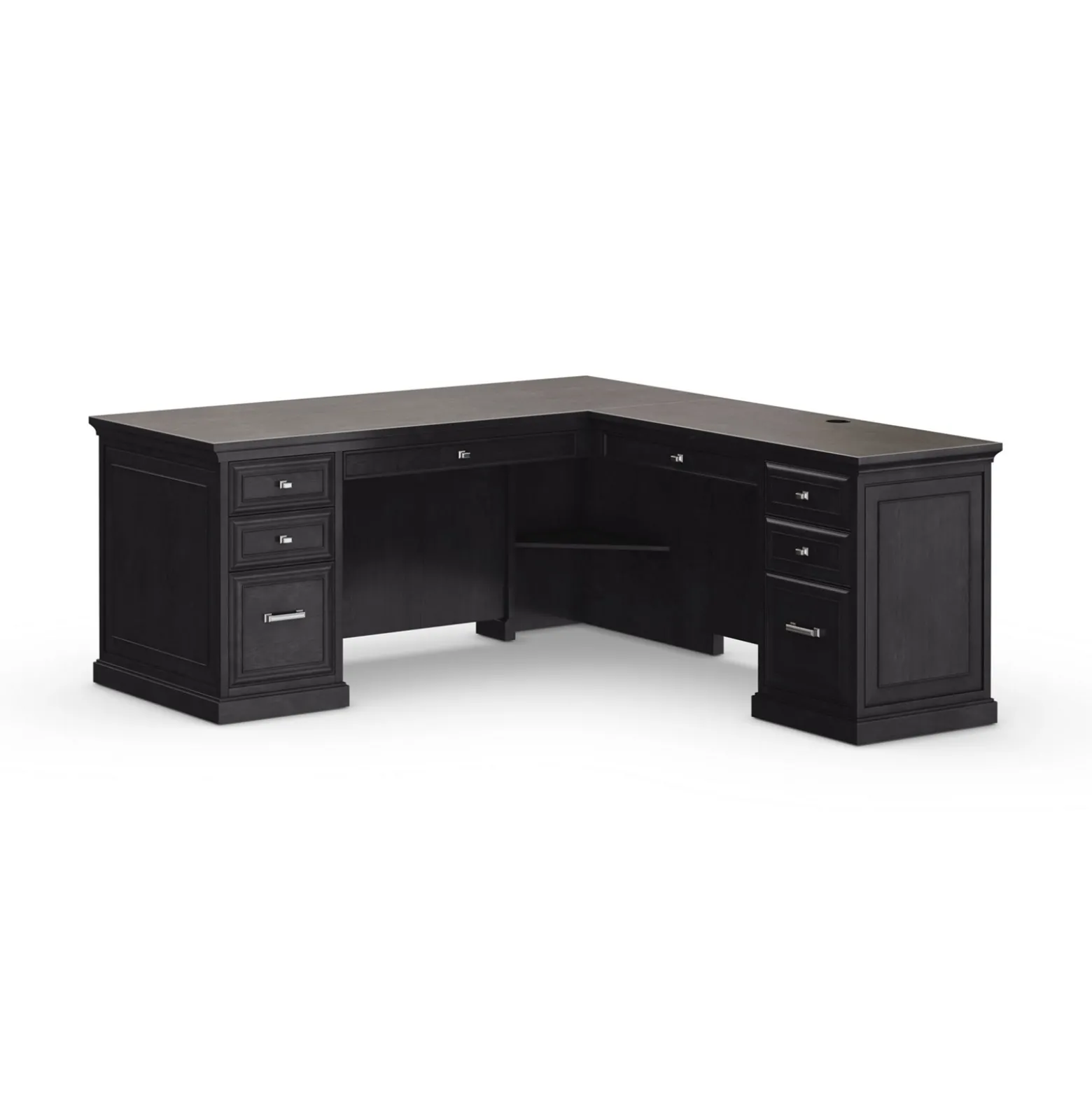 Statesman L-Shaped Executive Desk with Left Return - 69"W x 76"D