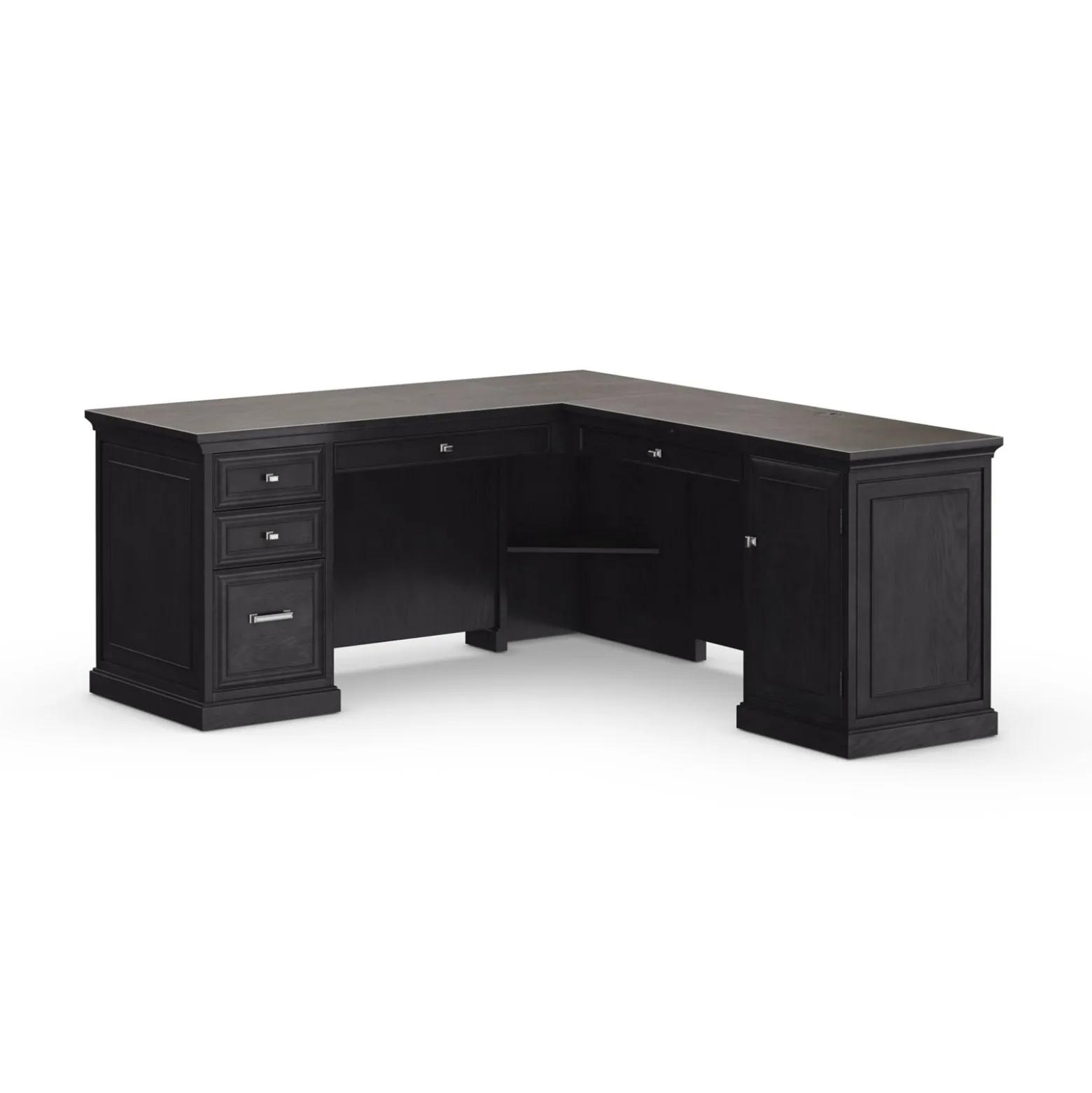 Statesman L-Shaped Executive Desk with Left Return - 69"W x 76"D
