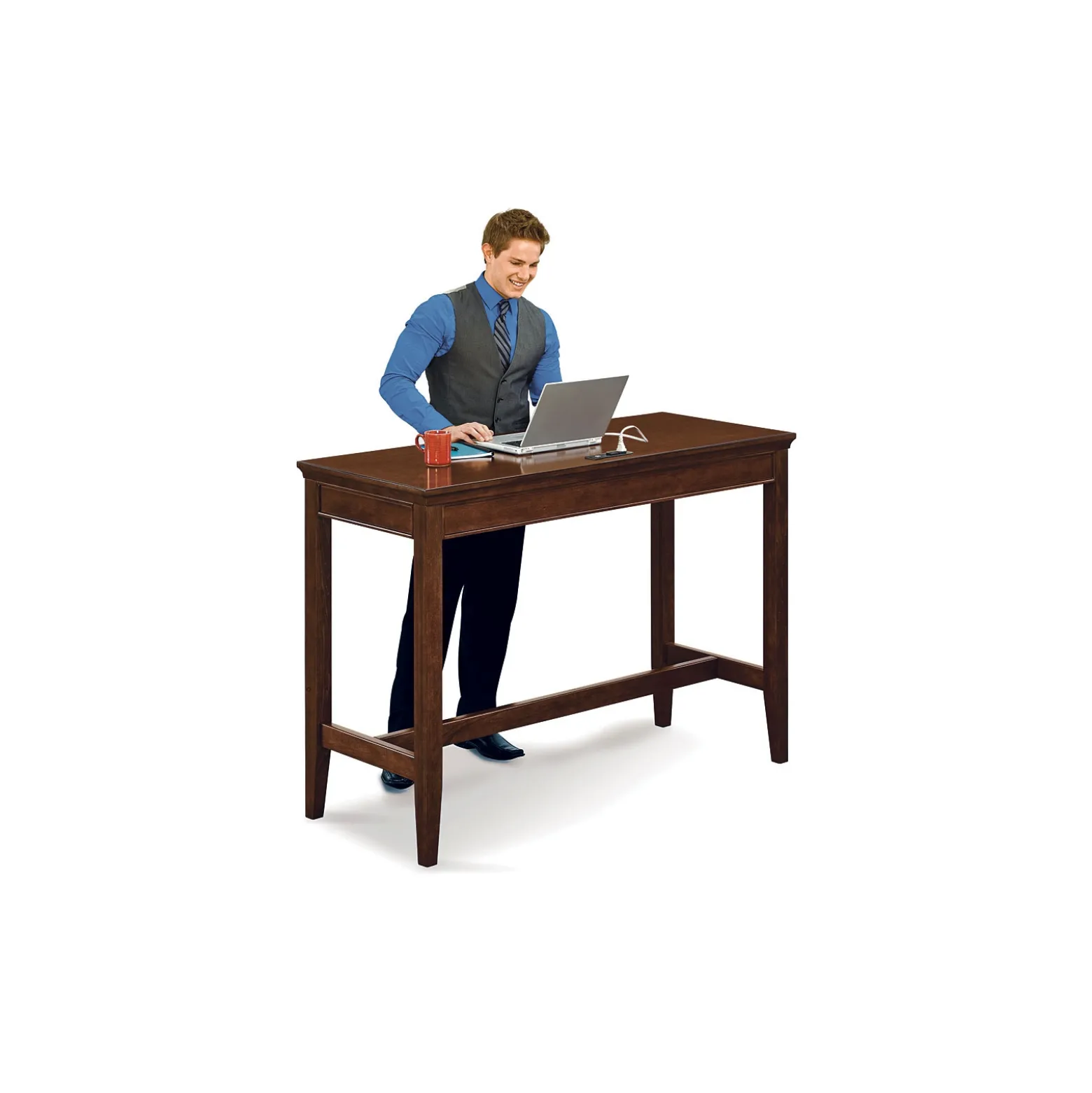Statesman Standing-Height Desk - 60"W x 42"H