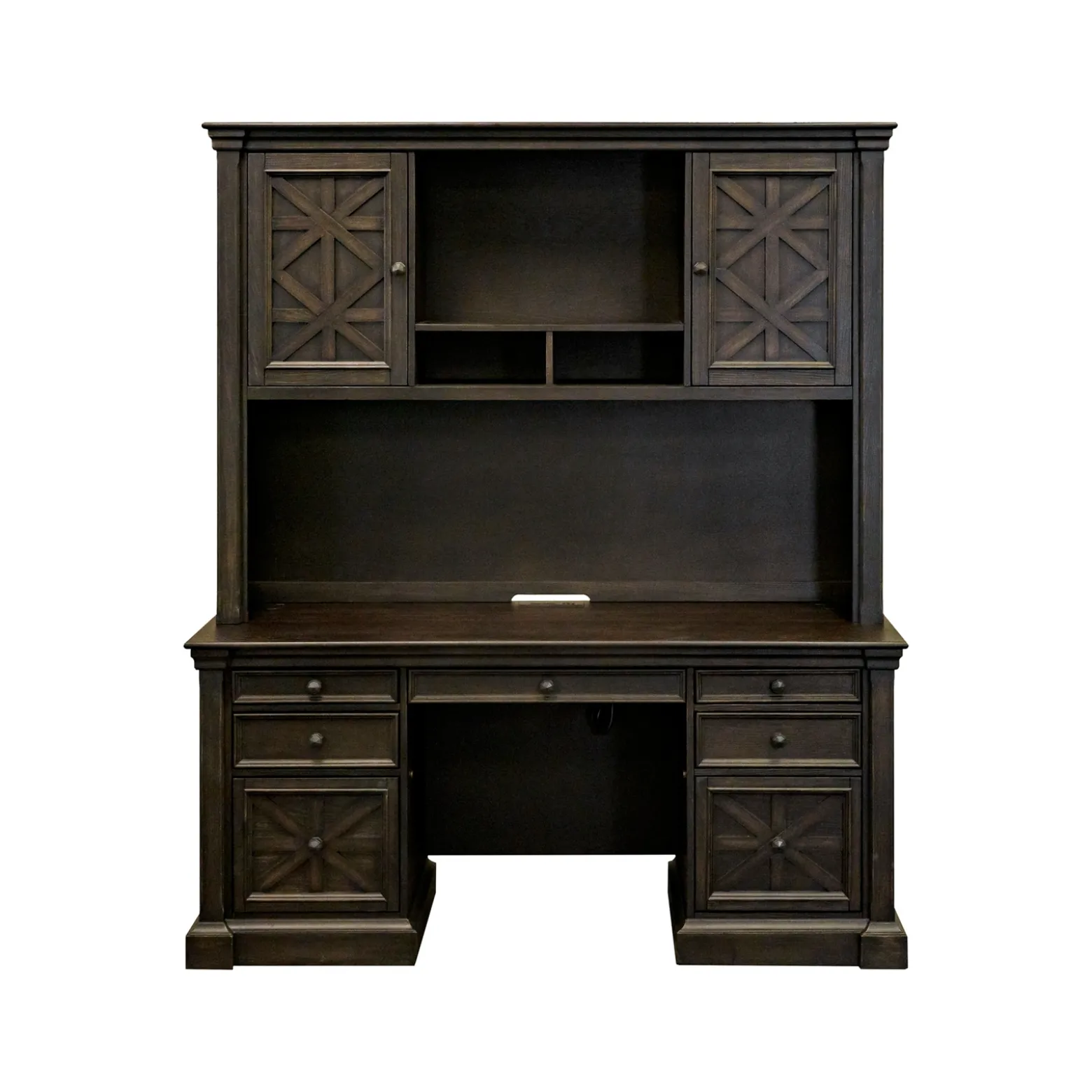 Stockton Credenza w/ Hutch – 66"W x 78”H