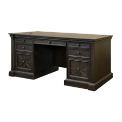 Stockton Double Pedestal Executive Desk – 66"W x 30”D