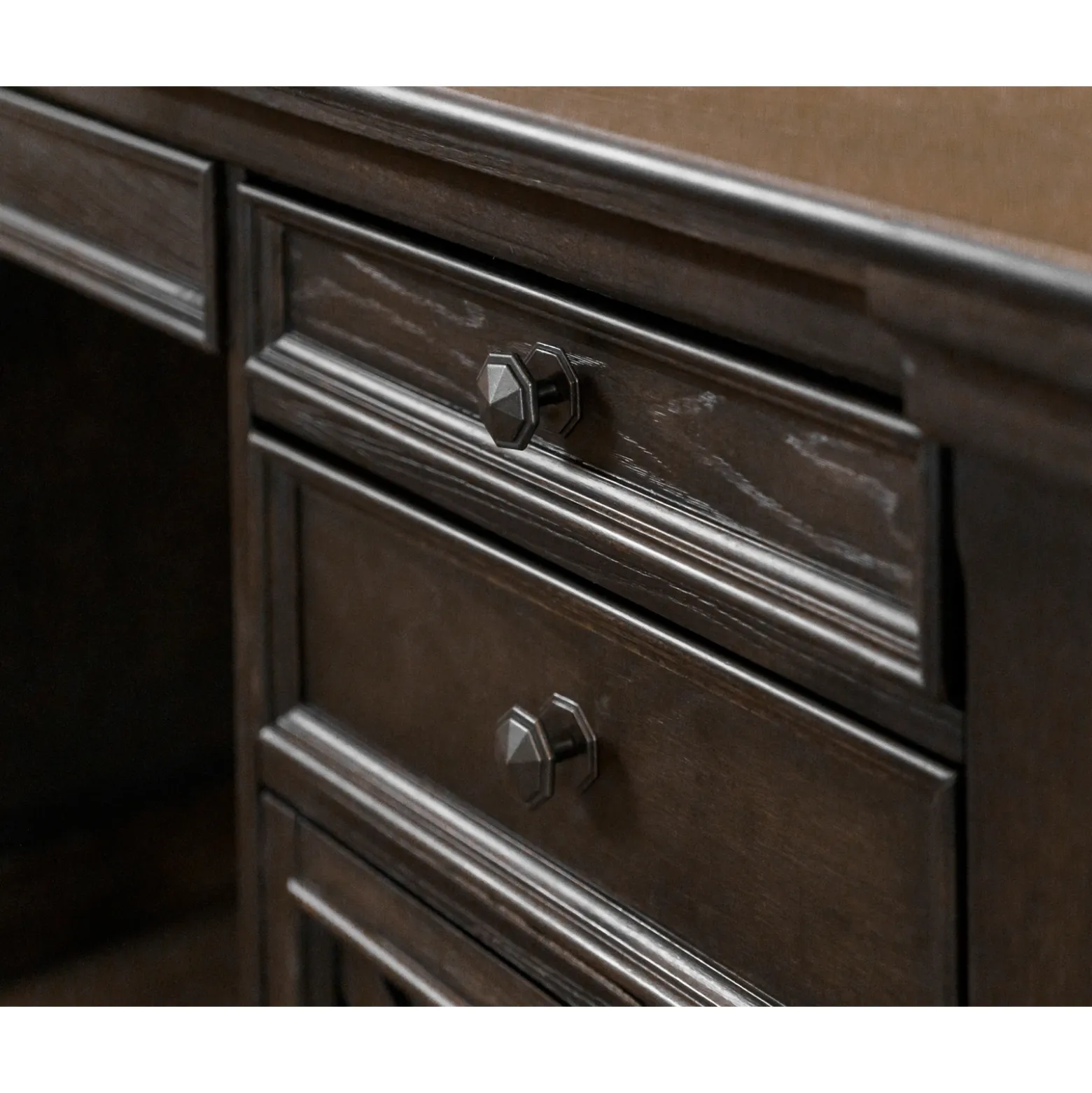 Stockton Double Pedestal Executive Desk – 66"W x 30”D