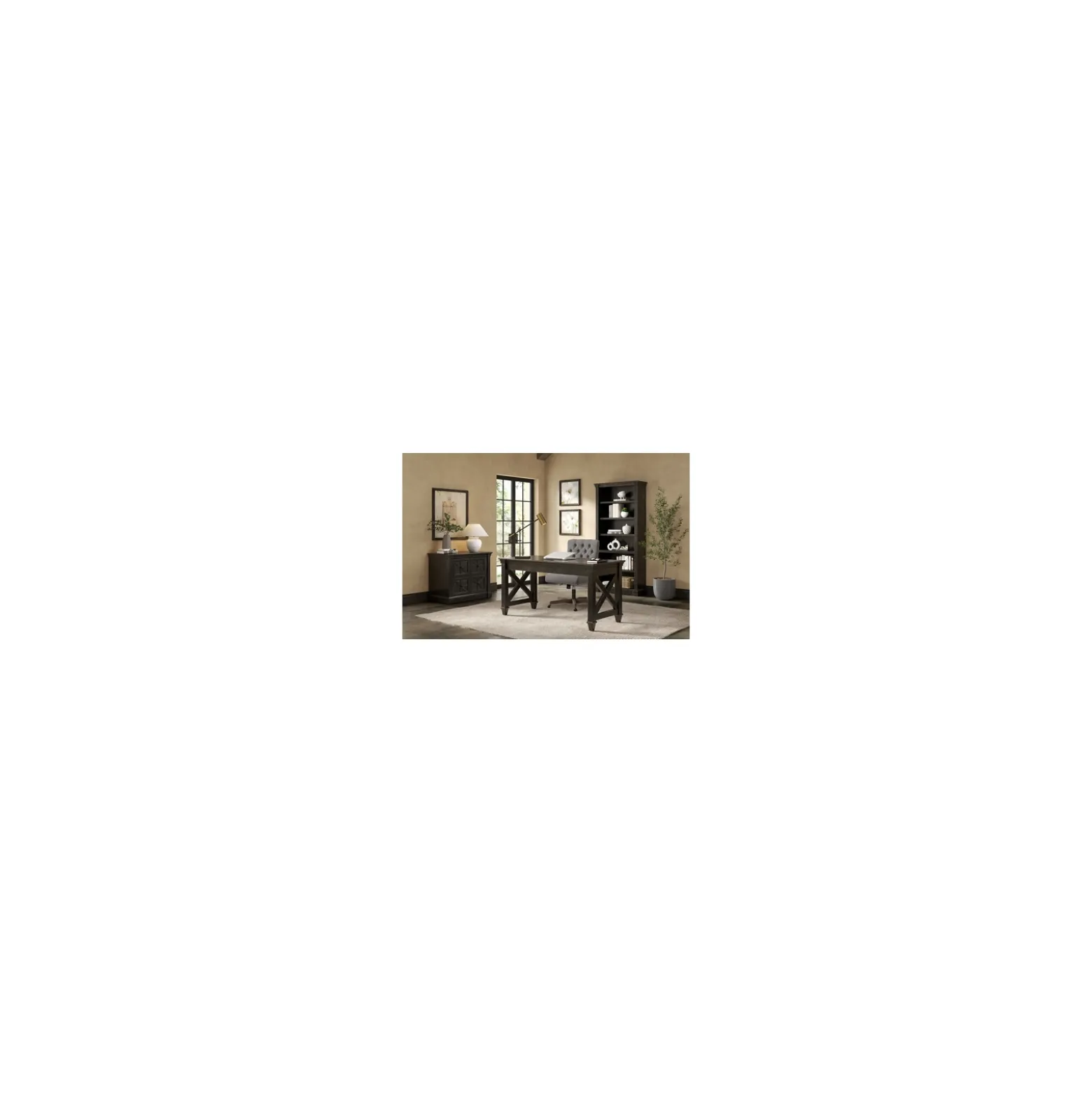 Stockton 5-Shelf Open Bookcase – 36"W x 78”H