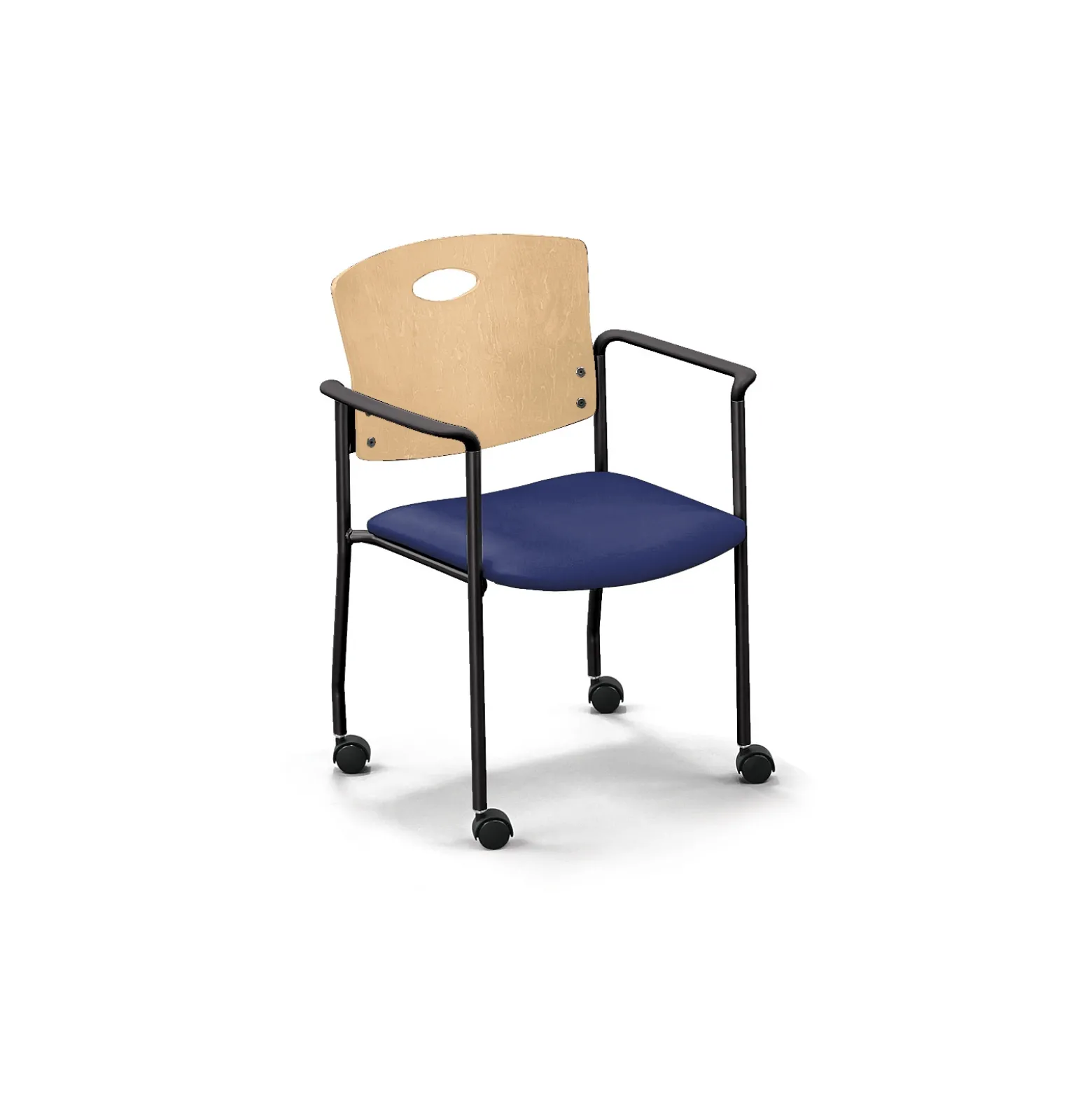 Strata Standard Chair with Arms and Casters