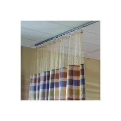 Striped Print Privacy Curtain- 210"W x 74"H
