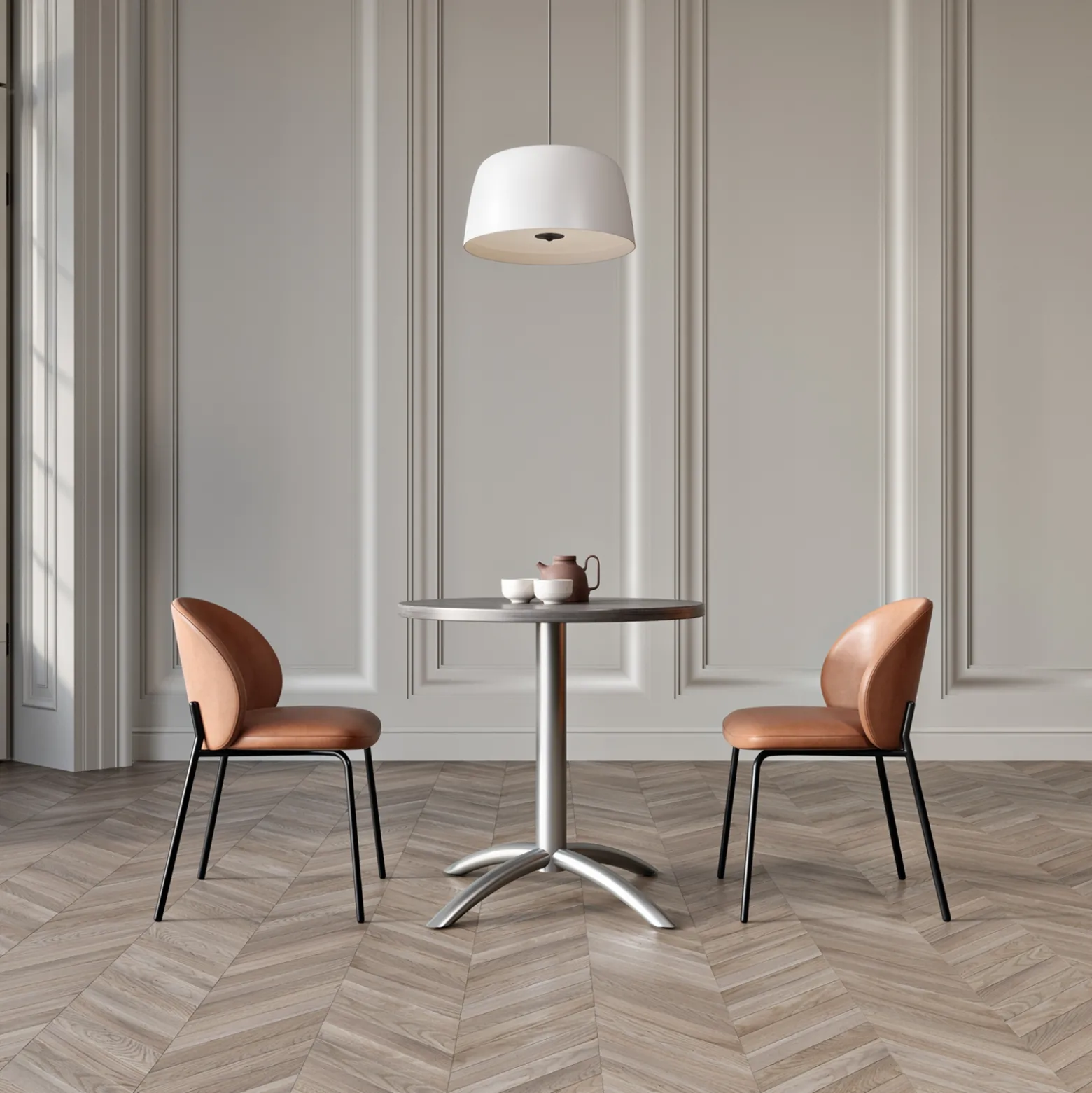 Summit Round Laminate Hospitality Table - 36" DIA x 29" H