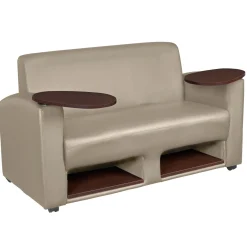 Supernova Tablet Arm Loveseat w/ Storage