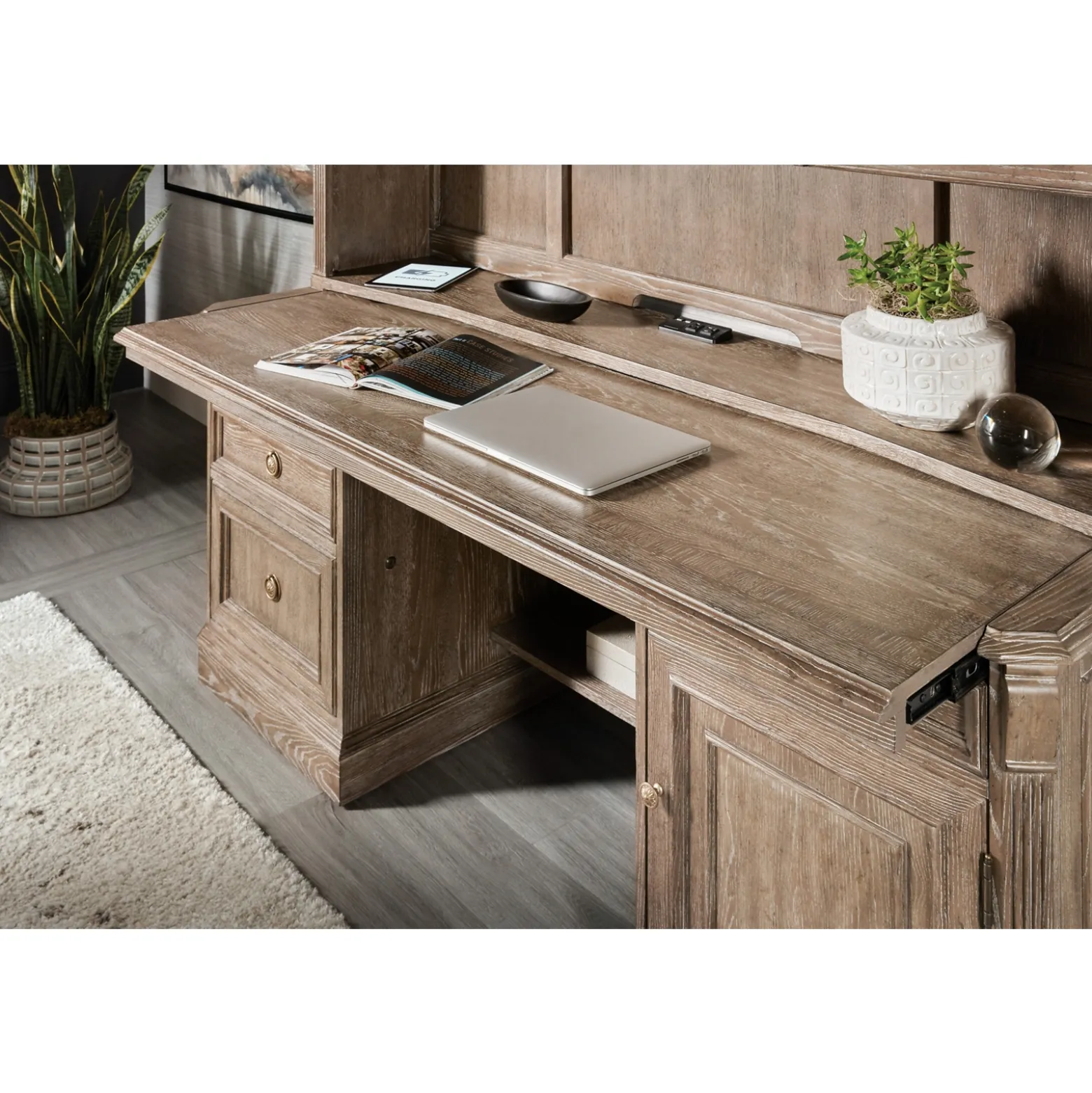 Sutter Computer Credenza - 73"W x 25"D