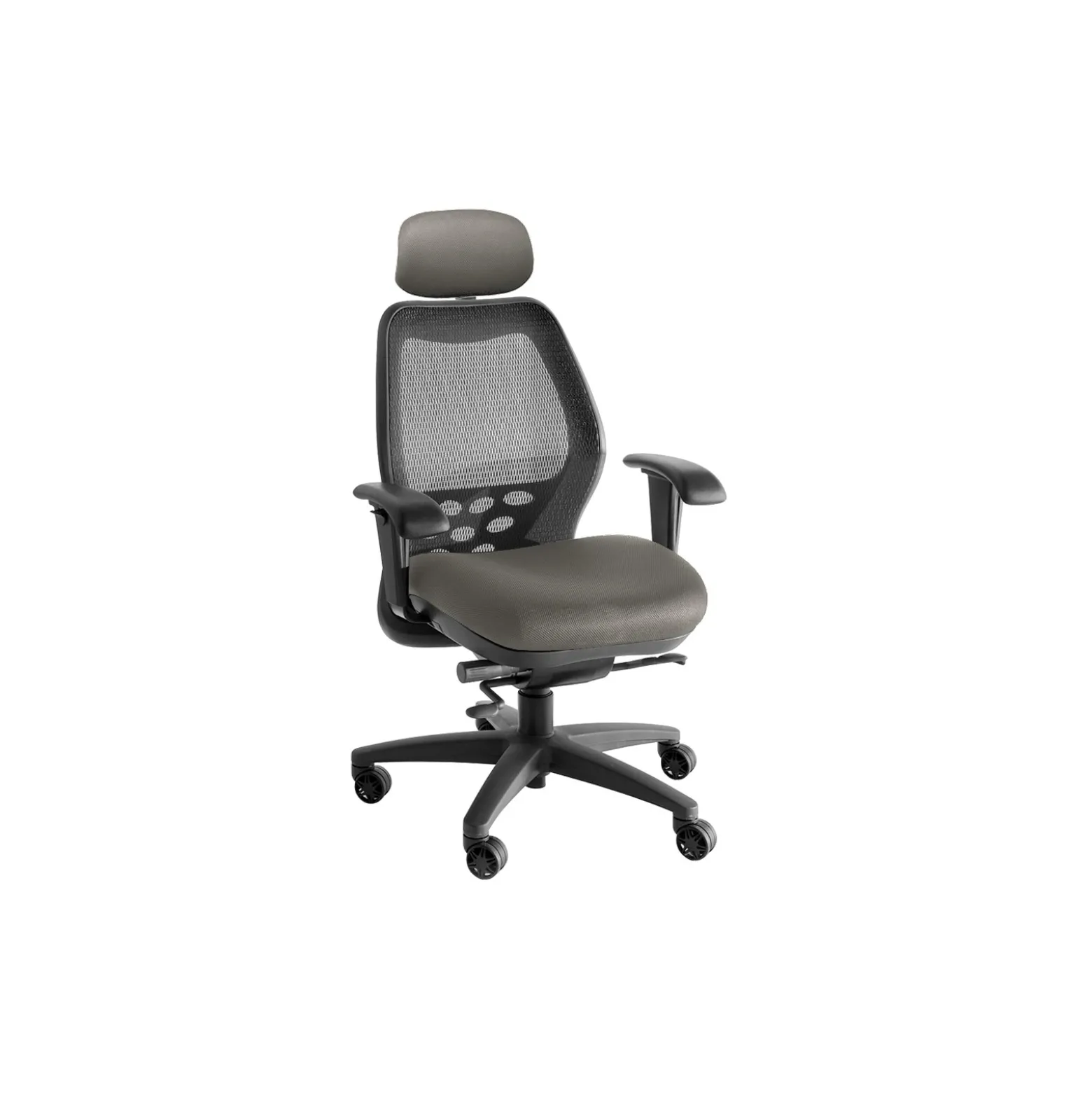 SXO Mid-Back Mesh Chair with Headrest