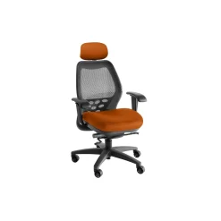 SXO Mid-Back Mesh Chair with Headrest