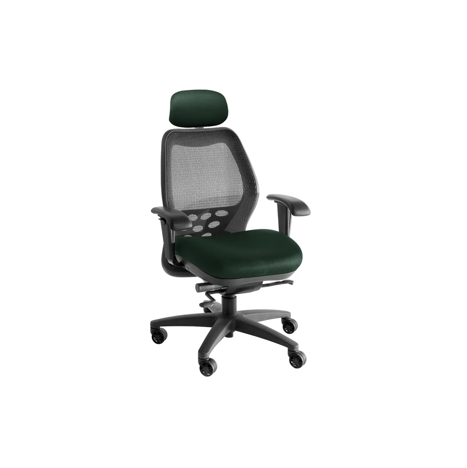 SXO Mid-Back Mesh Chair with Headrest