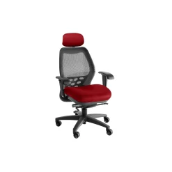 SXO Mid-Back Mesh Chair with Headrest