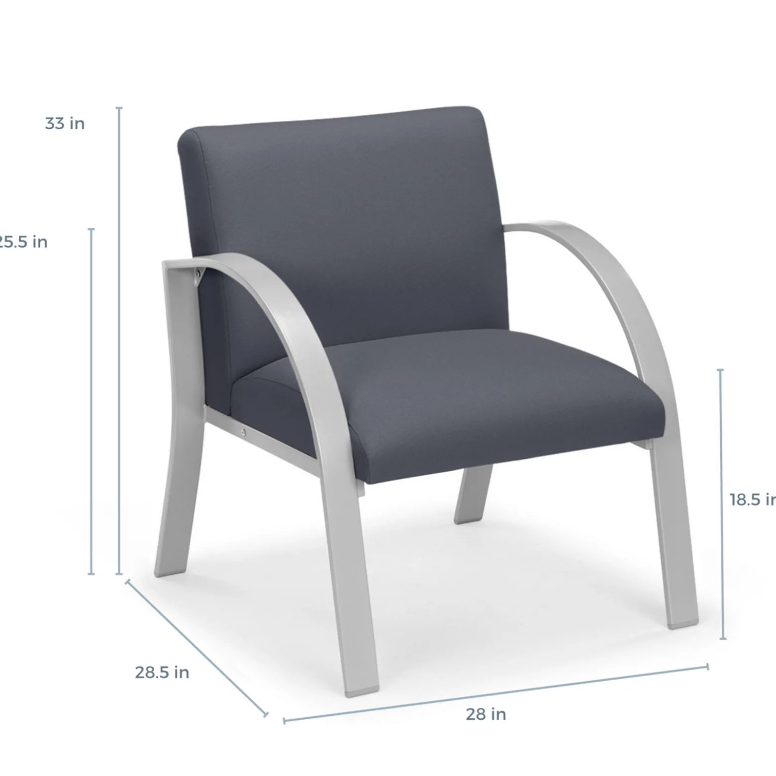 Symphony Oversized Guest Chair in Standard Upholstery