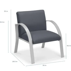 Symphony Oversized Guest Chair in Premium Upholstery