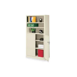System Bookcase with Doors - 36"W x 18"D x 72"H