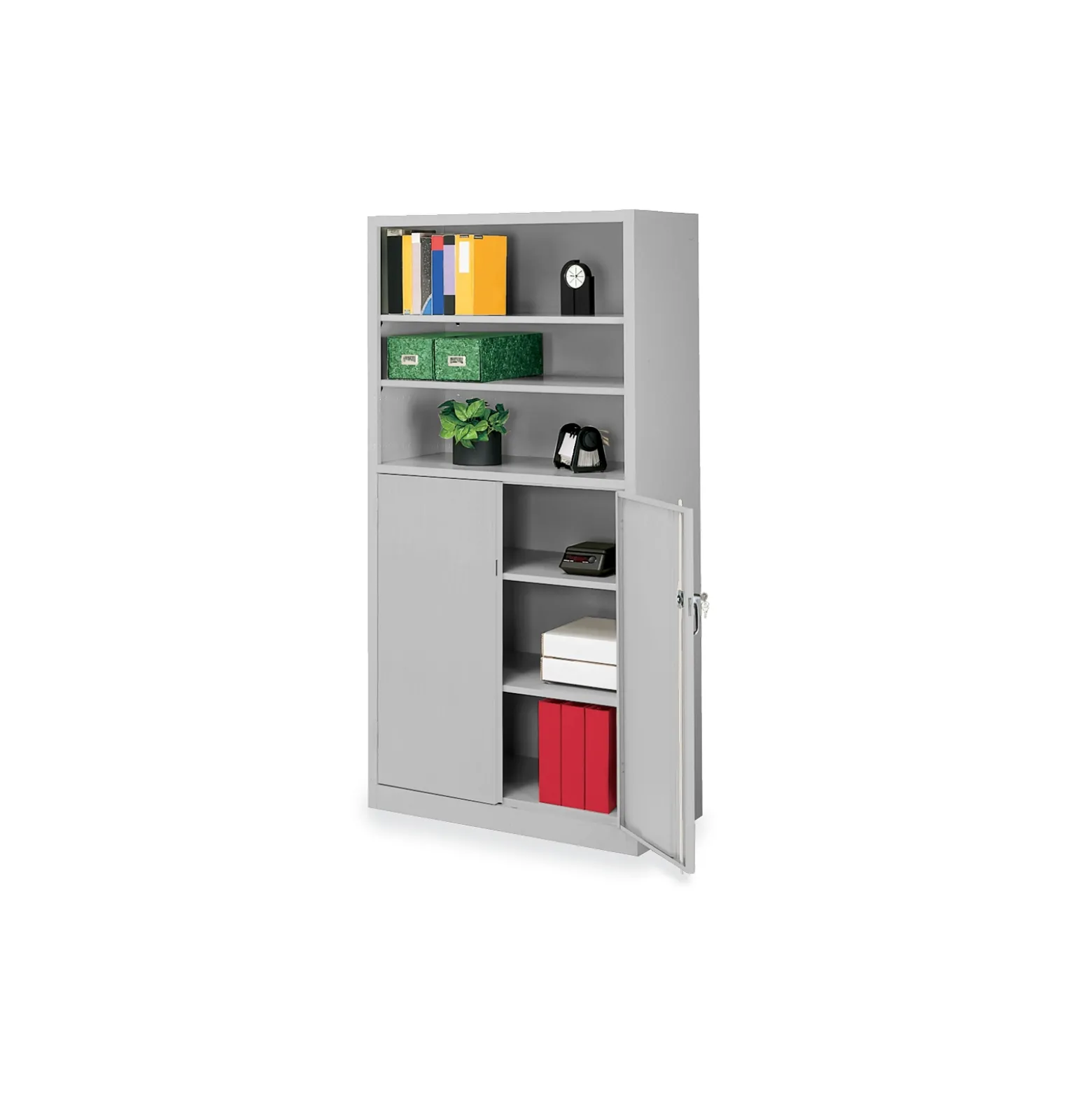 System Bookcase with Doors - 36"W x 18"D x 72"H