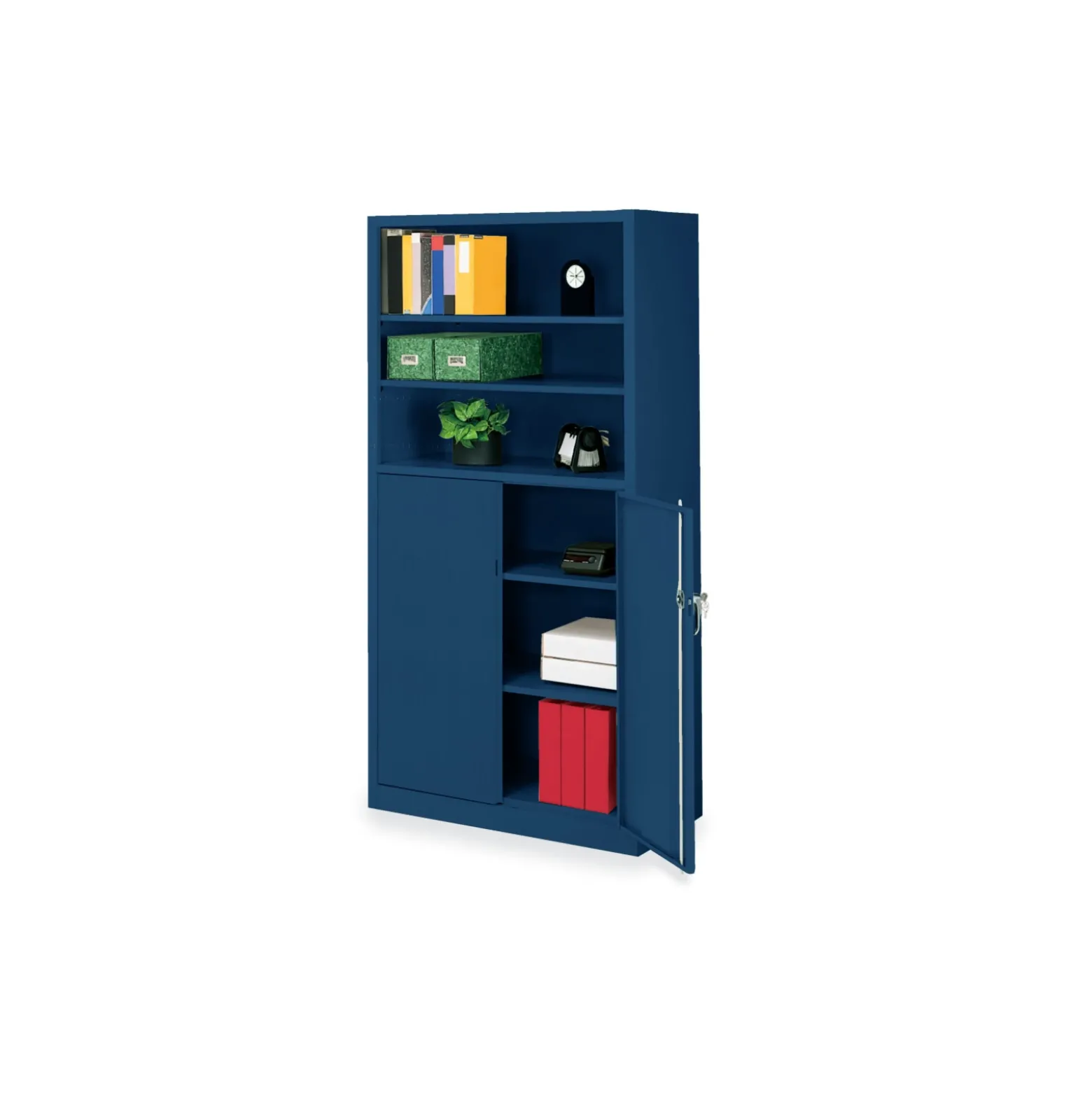 System Bookcase with Doors - 36"W x 18"D x 72"H