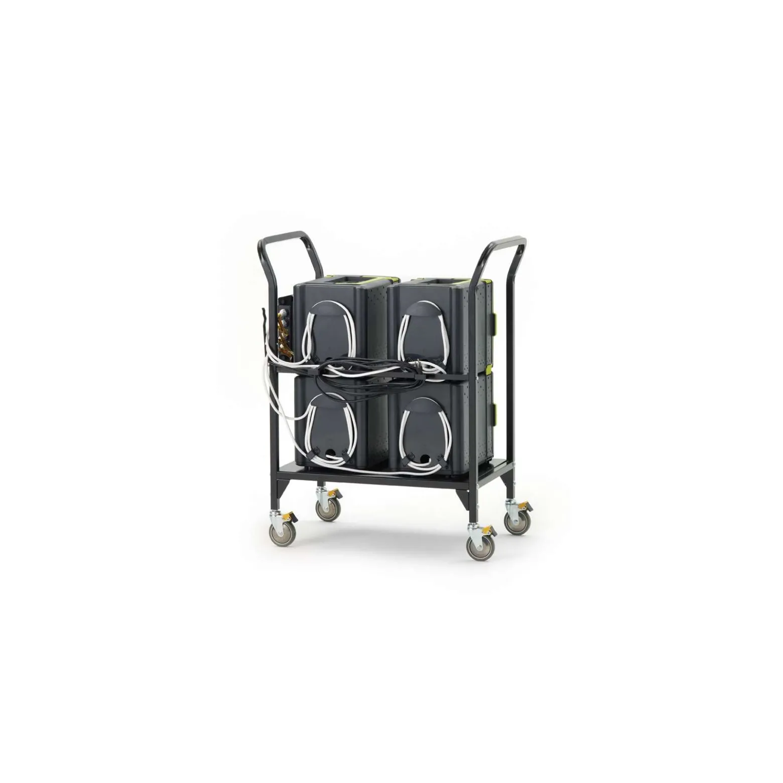 Tech Tub2 Cart with Four 6 Device Tubs
