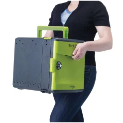 Tech Tub2 Cart with Storage and Charging Tubs for 32 Devices