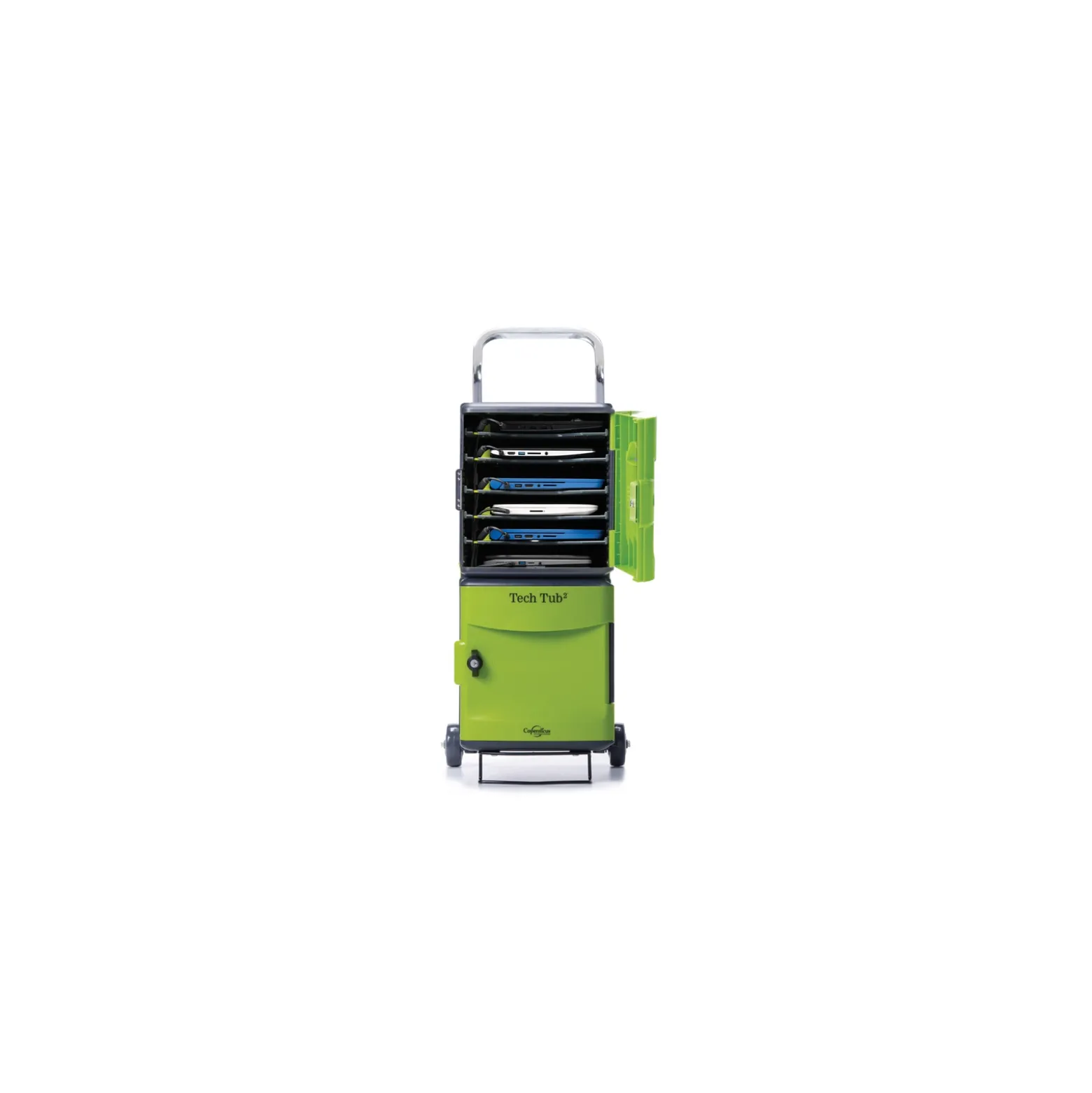 Tech Tub2 Trolley with Two 10 Device Tubs