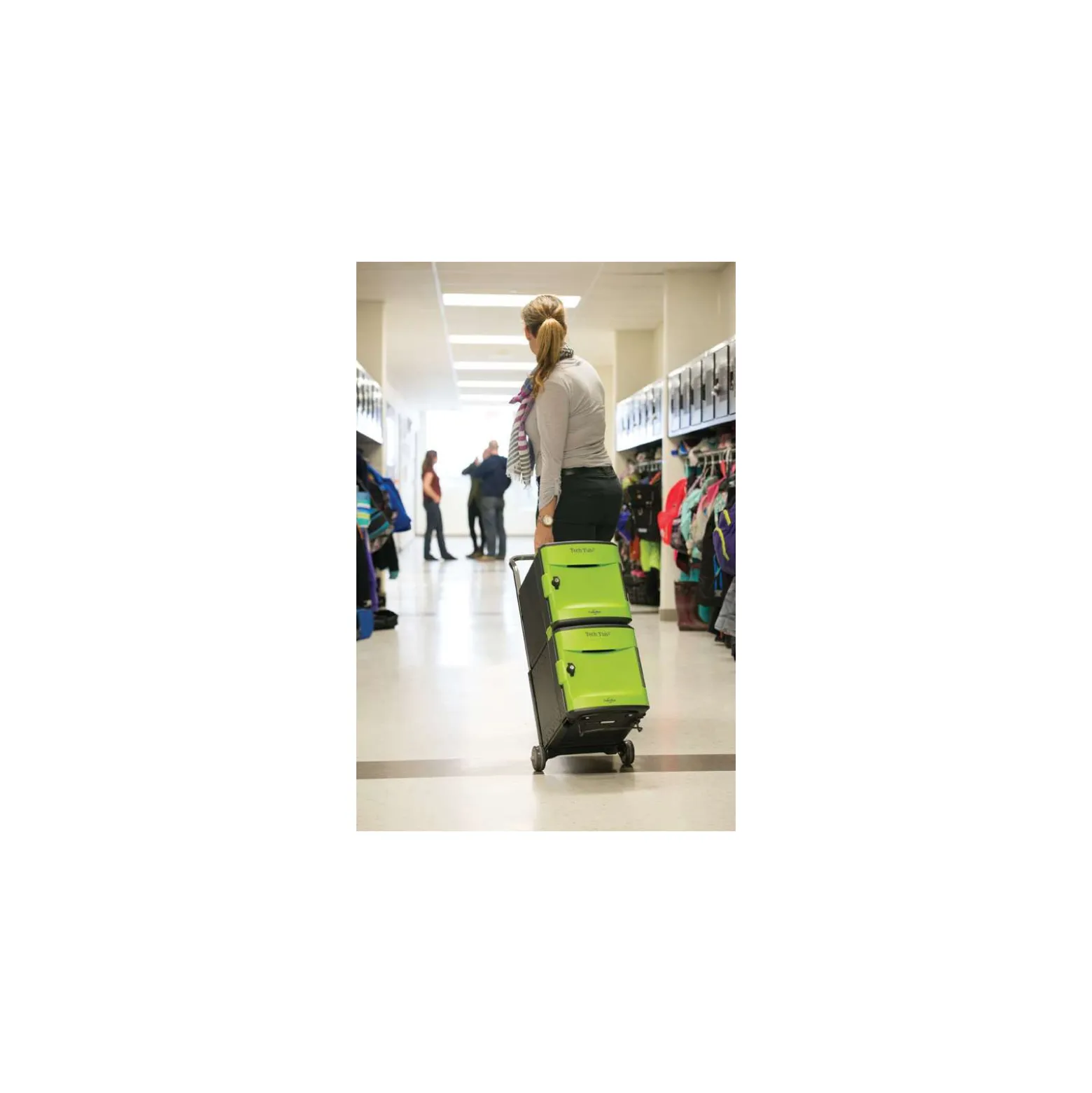Tech Tub2 Trolley with Two 10 Device Tubs